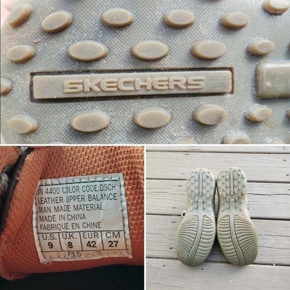 Vintage 90s y2k‎ Skechers Tan Brown Nubuck Suede Leather Bicycle Casual Shoes 9 main image 7